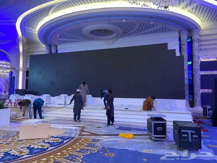 تنظيم المعارض والمؤتمرات حفلات اضاءاه ستى كلرر شاشات استيج 10