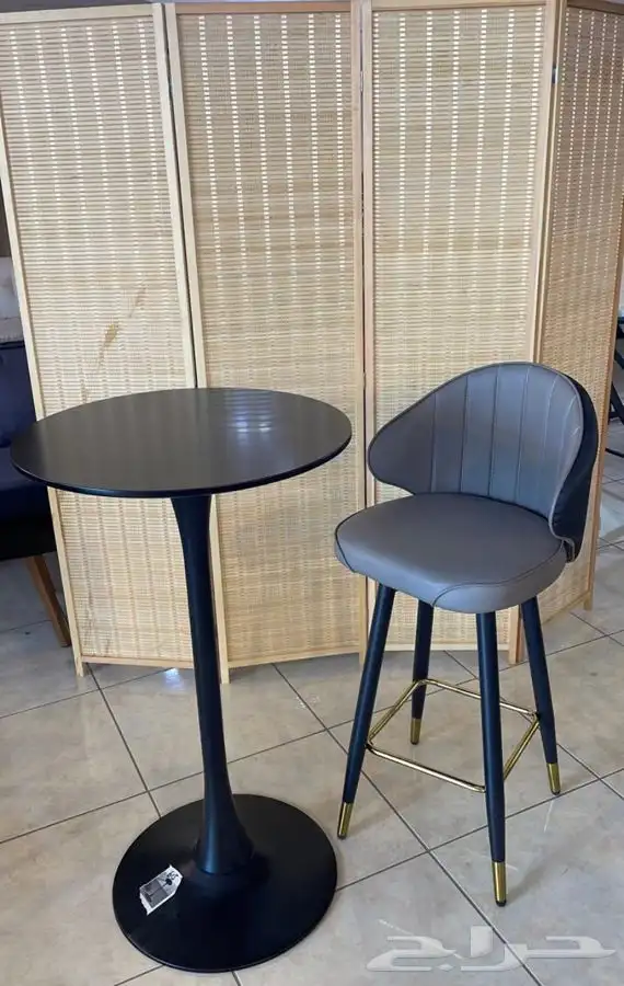 كراسي بار او مطبخ مرتفعه مديلات حديثة خامات فخمة وتس فقط 58