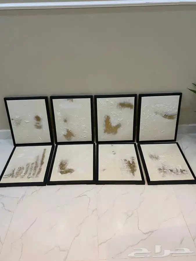 لوحات جدارية مصنوعة يدوي ا 1