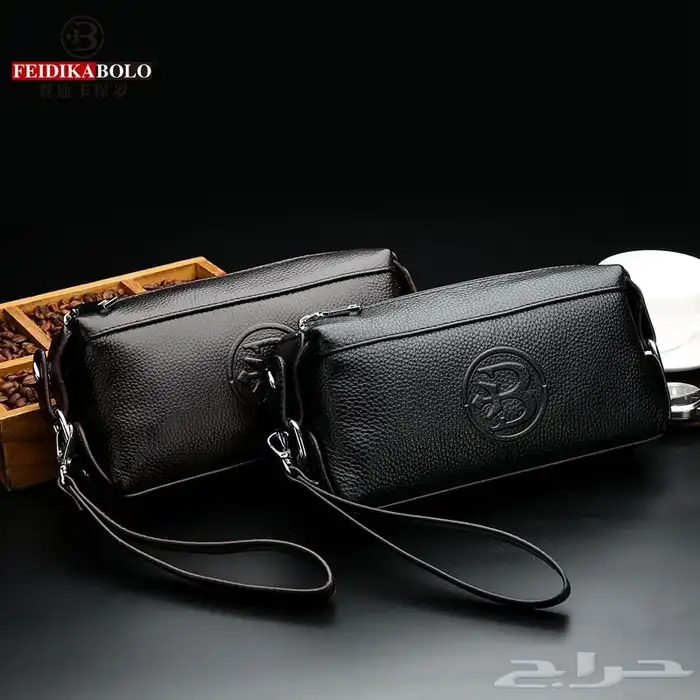 شنطة يد فيديكا بولو جلد طبيعي 6