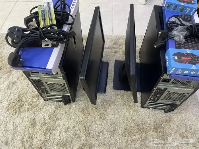 ديل i5 كامل الاغراض مع الشاشة وجميع الاسلاك لجميع الاعمال و 10