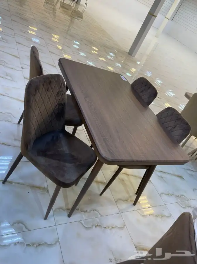 طاولة طعام خشب موديلات جديده 9