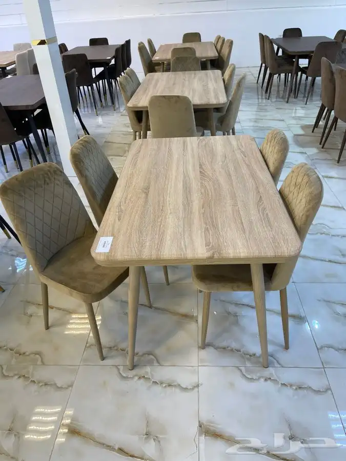 طاولة طعام خشب موديلات جديده 15