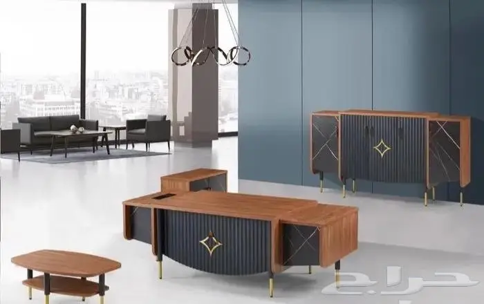 اثاث مكتبي مودرن جديد و بسعر مغري 0