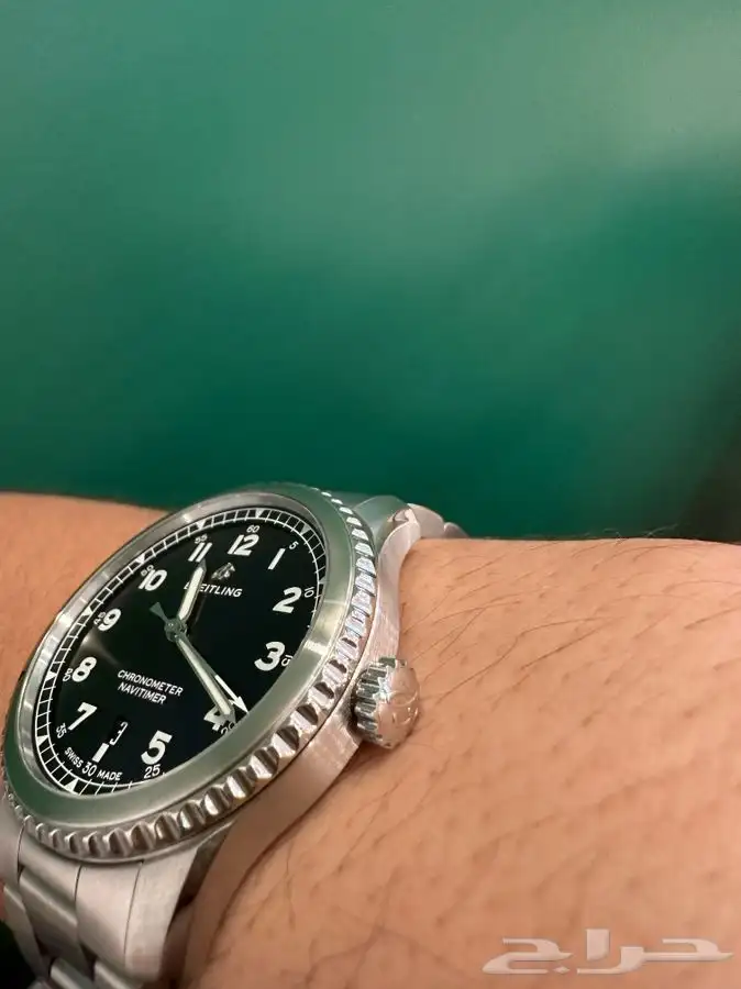 ساعة مع الملحقات Breitling بريتلنج سويسرية اصلية 0