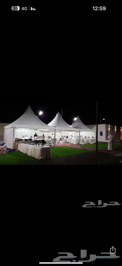 خيام أوربيه للأجار 1