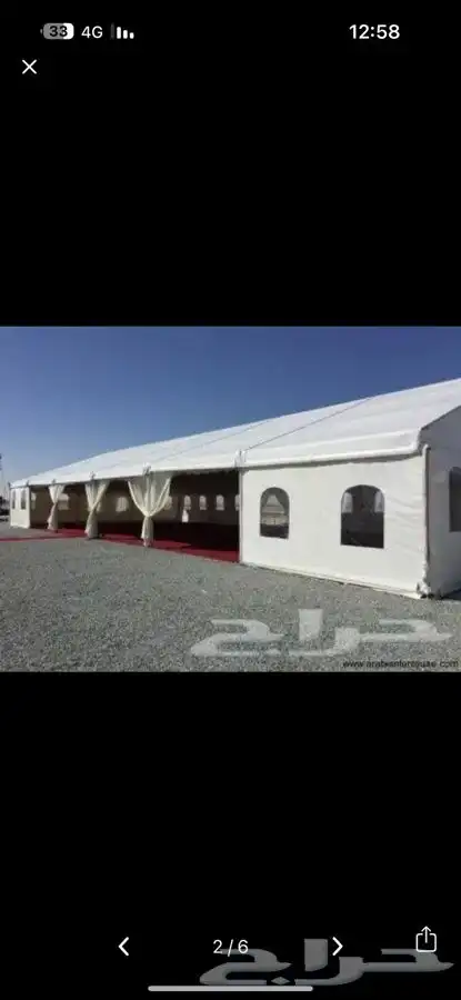 خيام أوربيه للأجار 6