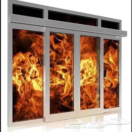 زجاج مقاوم للحريق 120 دقيقة حسب اشتراطات الدفاع المدني 0