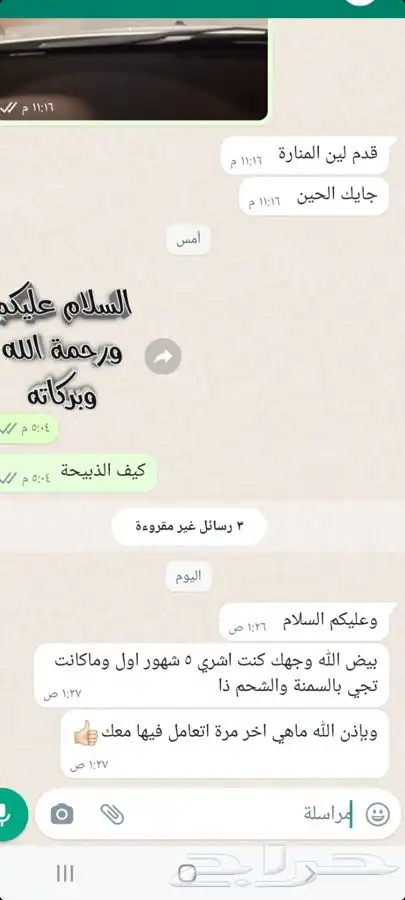 ذبايح طليان حريه وتيوس عوارض مع خدمة الذبح والتوصيل 16