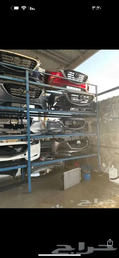 قطع غيار مازدا واجهات شمعات كبوت اصلي تشليح 0