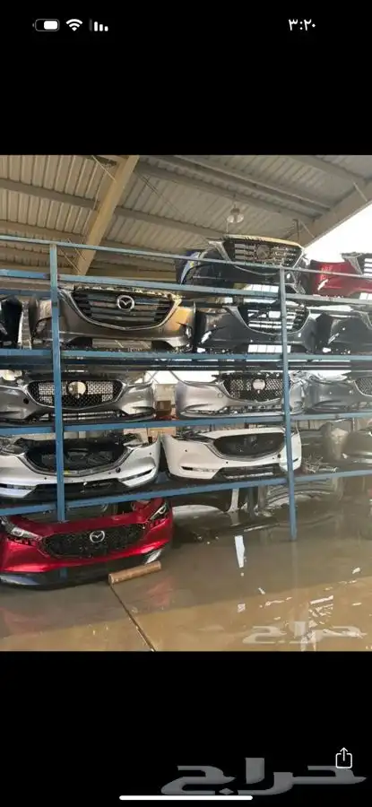 قطع غيار مازدا واجهات شمعات كبوت اصلي تشليح 1