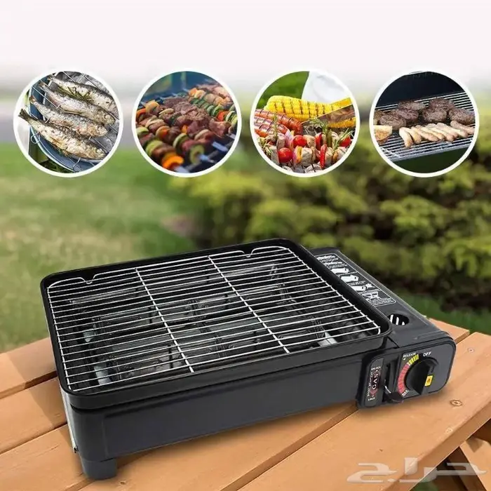 شوايه غاز محموله خفيفه الوزن للبر والرحلات ضمان سنتين 2