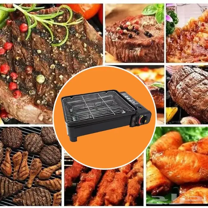 شوايه غاز محموله خفيفه الوزن للبر والرحلات ضمان سنتين 3