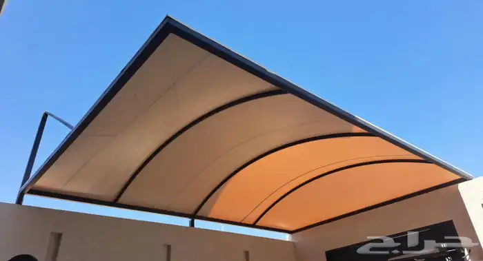 ساتر جدار  سواتر حديد شرائح  سواتر قماش مظله جلسه مظلات 24