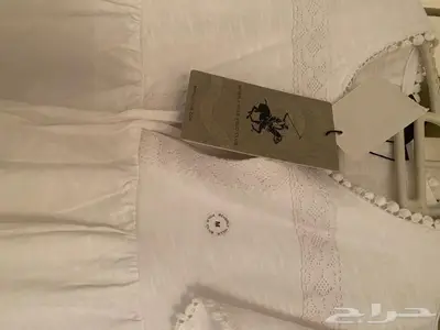 فستان ابيض ميدي بولو USPOLO 6