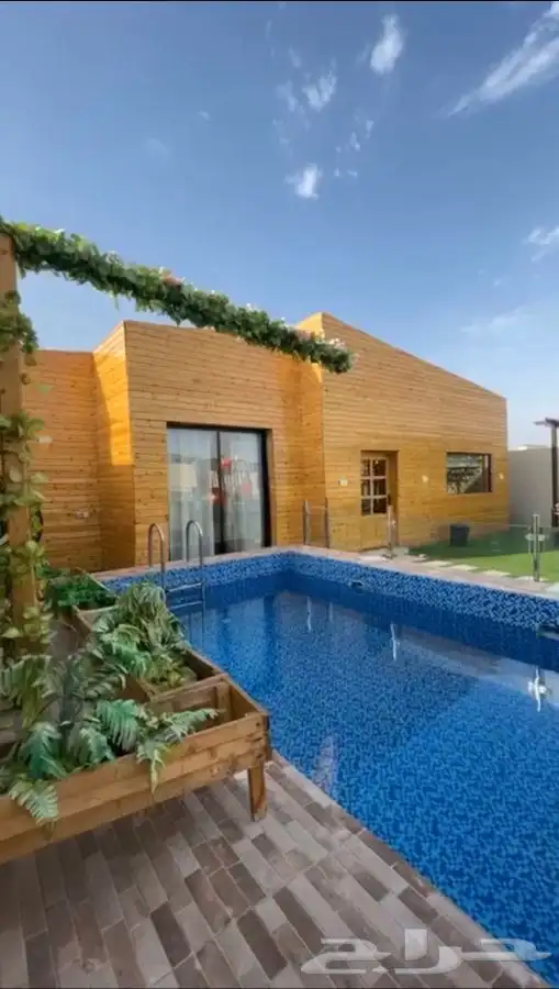 كوخ ريفي بمسبحين و العاب مائيه 10