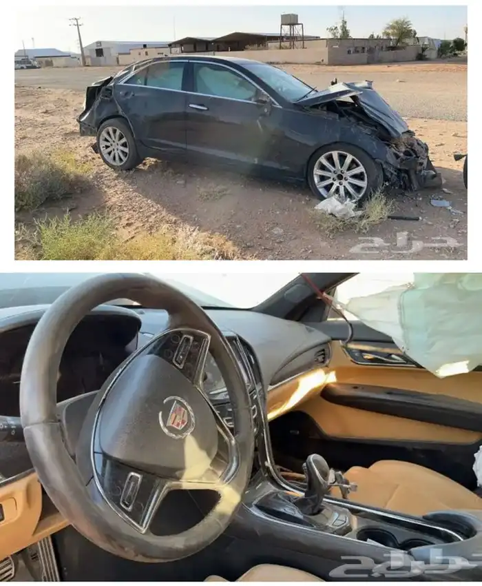 كاديلاك ATS مقلوب الموديل 2013 قطع غيار فقط 2