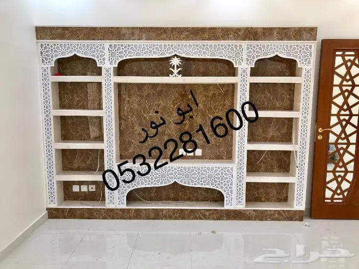 وجار ارفف وديكور مشب 11