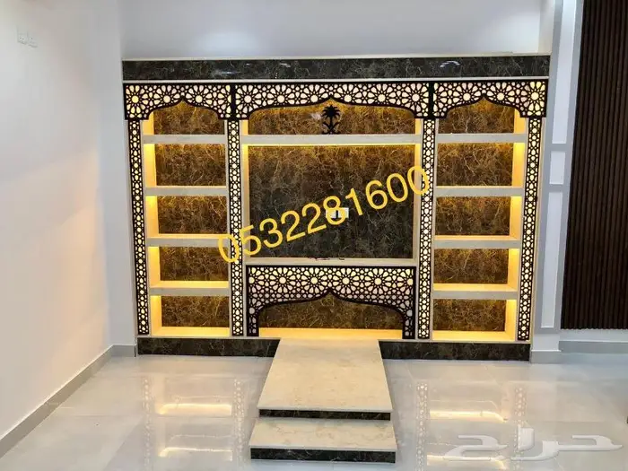 وجار ارفف وديكور مشب 10