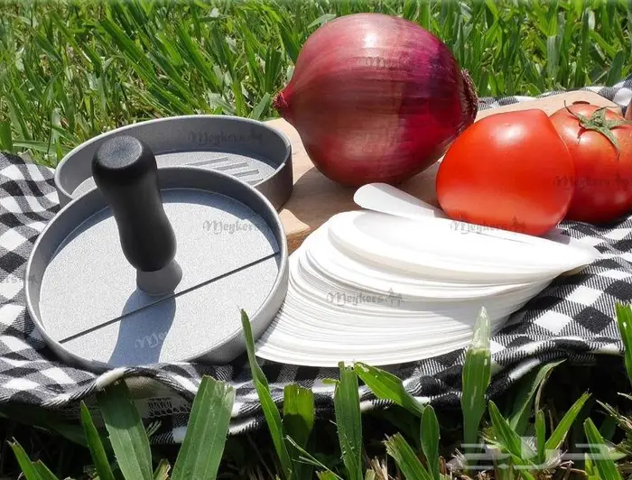 فواصل لحم برغر شفاف وورق زبدة 12