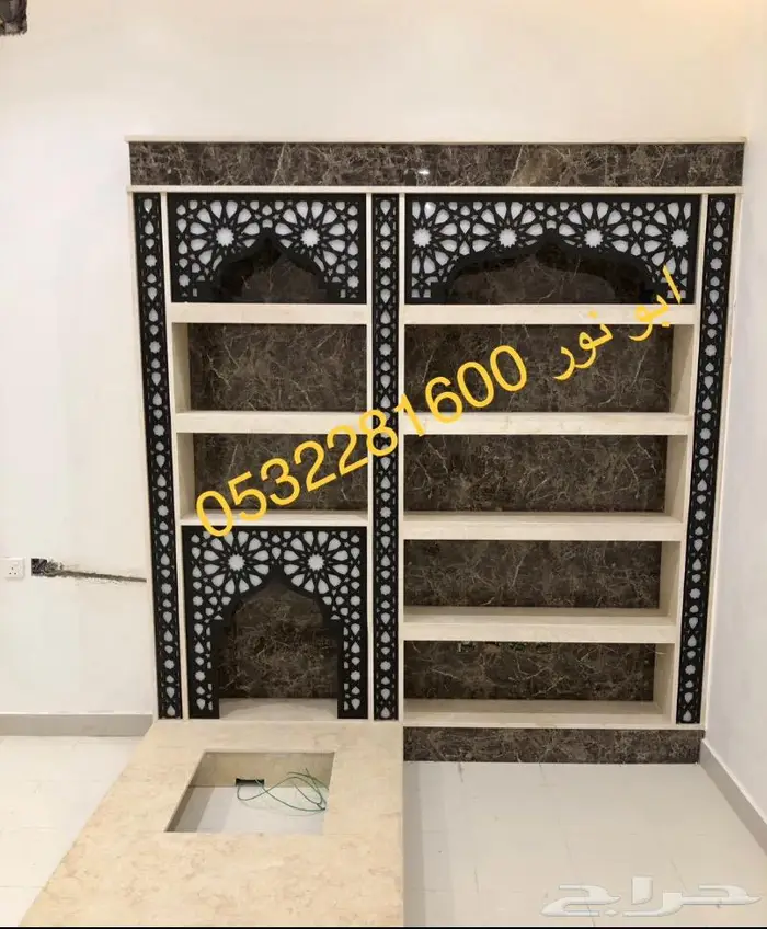 وجار ارفف وديكور مشب 12