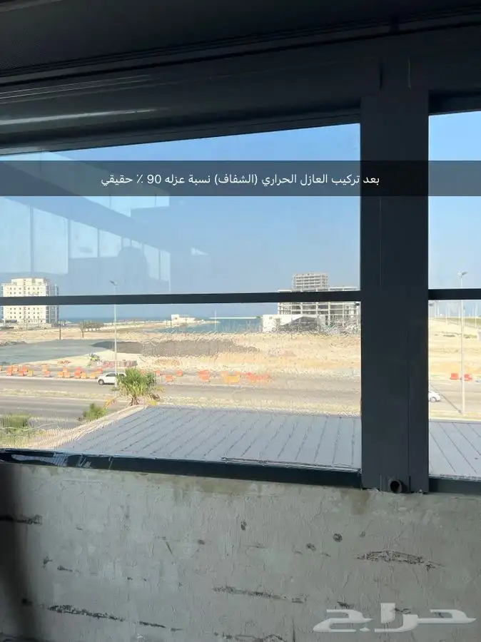 تركيب تضليل للمباني و الواجهات عازل حراري 15