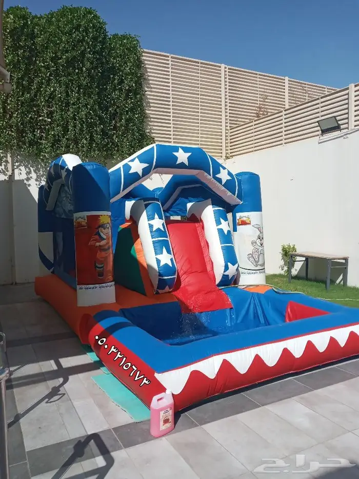 ايجار نطيطه زحليقه ملعب صابوني الرياض 4