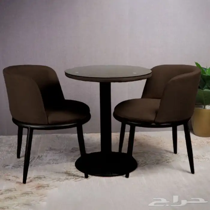 طقم كرسيين وطاولة 4