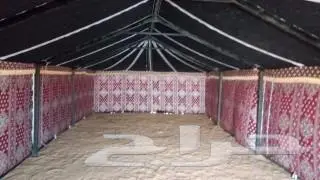 تجهيز مخيمات خيام بيوت شعر دورات مياه 1