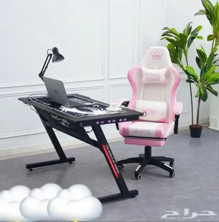 تخفيضات على بكج كرسي العاب قيمنق مع طاولة قيم توصيل للمناطق 5