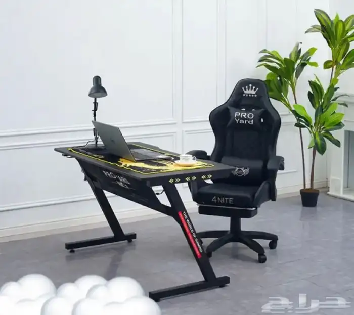 تخفيضات على بكج كرسي العاب قيمنق مع طاولة قيم توصيل للمناطق 1