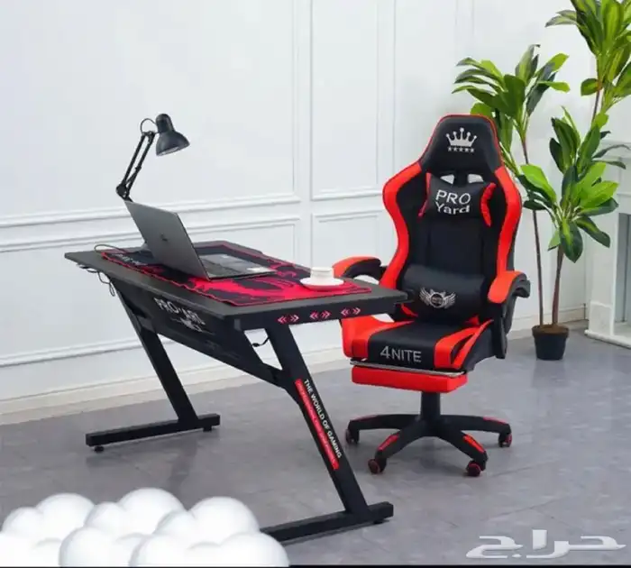 تخفيضات على بكج كرسي العاب قيمنق مع طاولة قيم توصيل للمناطق 3