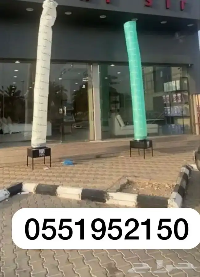 بالونات راقصة واضاءة افتتاح المحلات 3