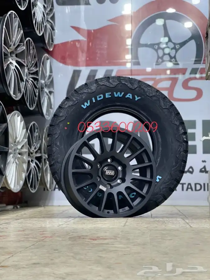 جنوط برايد الاصدار الجديد 5 و6 مسمار مقاس 17 درجه اولى 11