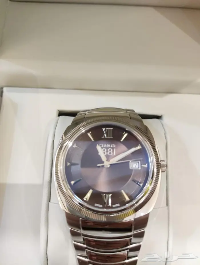 ساعة شيروتي cerruti جديده صنع سويسري 0