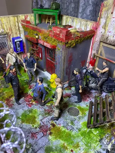 The walking dead diorama 13