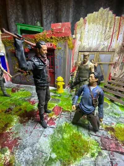 The walking dead diorama 9