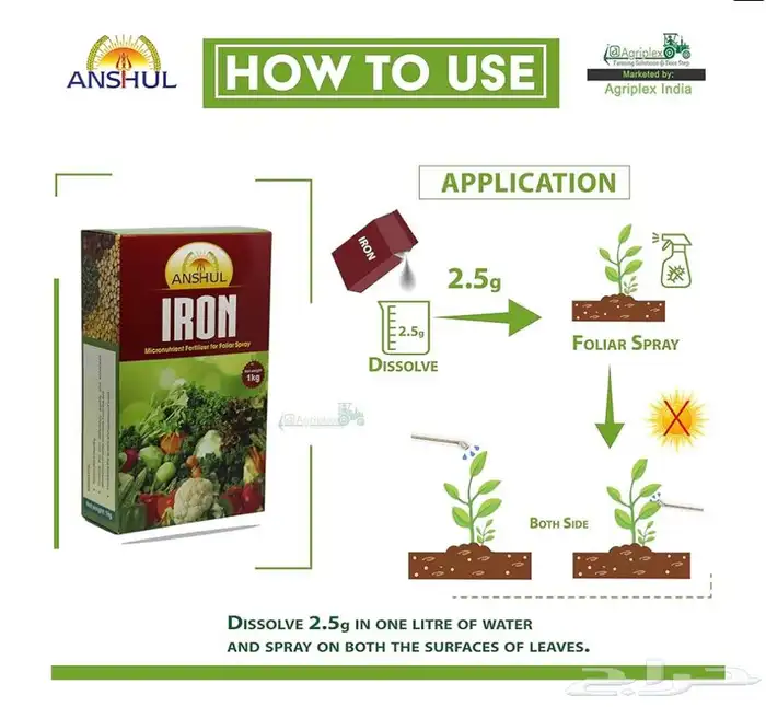 سماد الحديد للنباتات 1