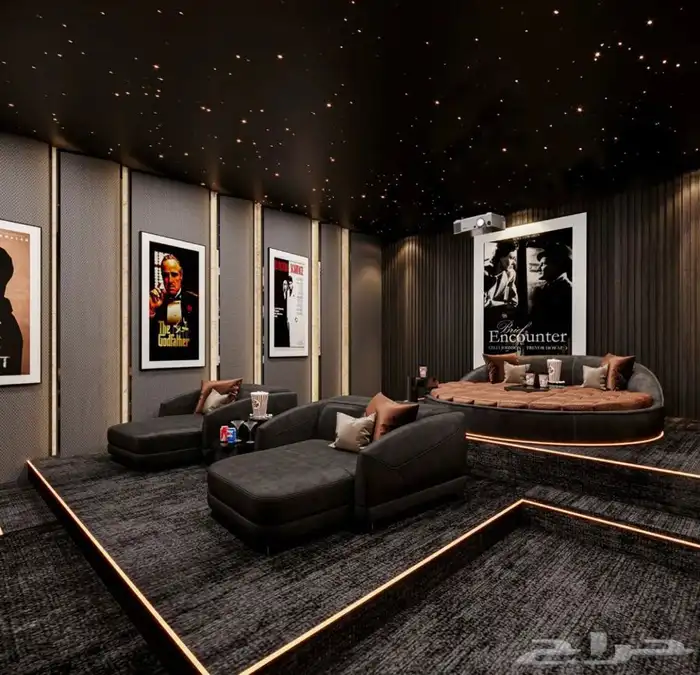 ديكور غرف سينما 4