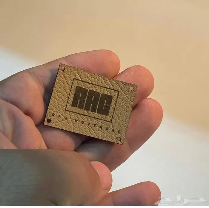 لوقو أكرليك لوقو قماش لوقو جلد 3