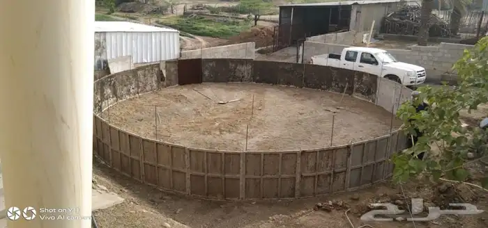 خزان دائري خرساني 1