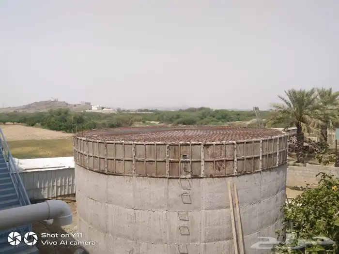 خزان دائري خرساني 0
