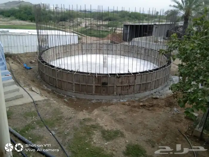 خزان دائري خرساني 6