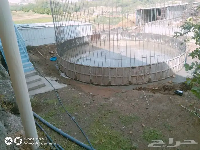 خزان دائري خرساني 3