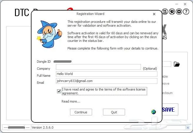 V2.5.6 DTCRemover2 لازالة كودات الاعطال بالماكينة والجير 8