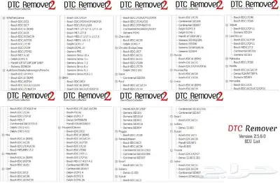 V2.5.6 DTCRemover2 لازالة كودات الاعطال بالماكينة والجير 3