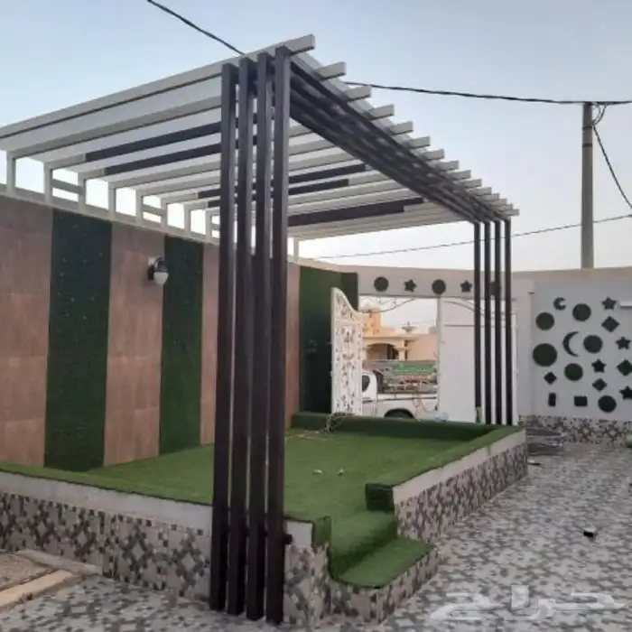 مضلات برجولات جلسات خارجيه سواتر ديكورات ترميمات شامله 5