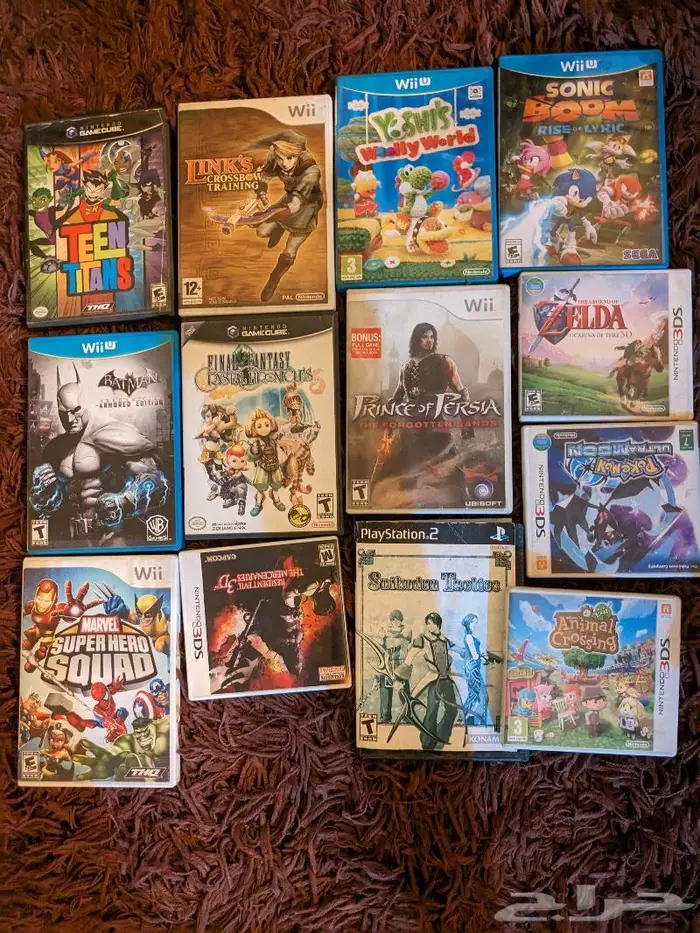 Ps1 ps2 ps3 psp vita gamecube satrun Sega wii wiiu 22