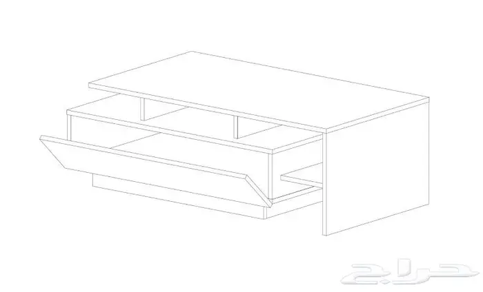 طاولات مجلس جديده وهبة تلفاز وكورنر ووسط وخدمة 30