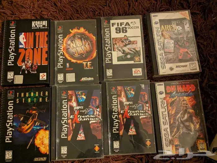 Ps1 ps2 ps3 psp vita gamecube satrun Sega wii wiiu 9
